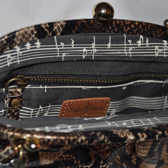 Faux Snakeskin Handbag - Picture 8 of 10